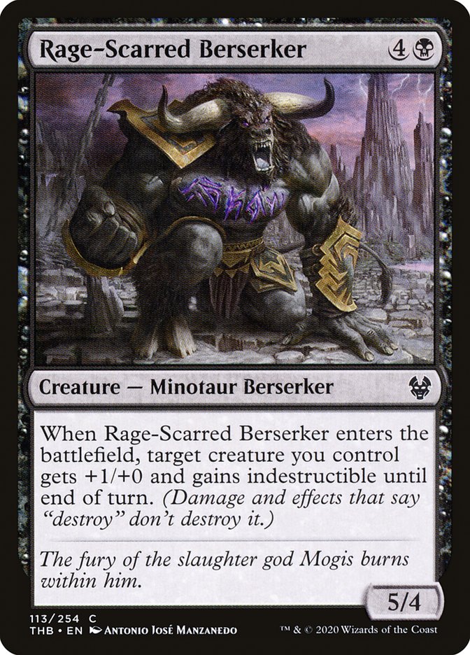 Rage-Scarred Berserker [Theros Beyond Death] | Gate City Games LLC