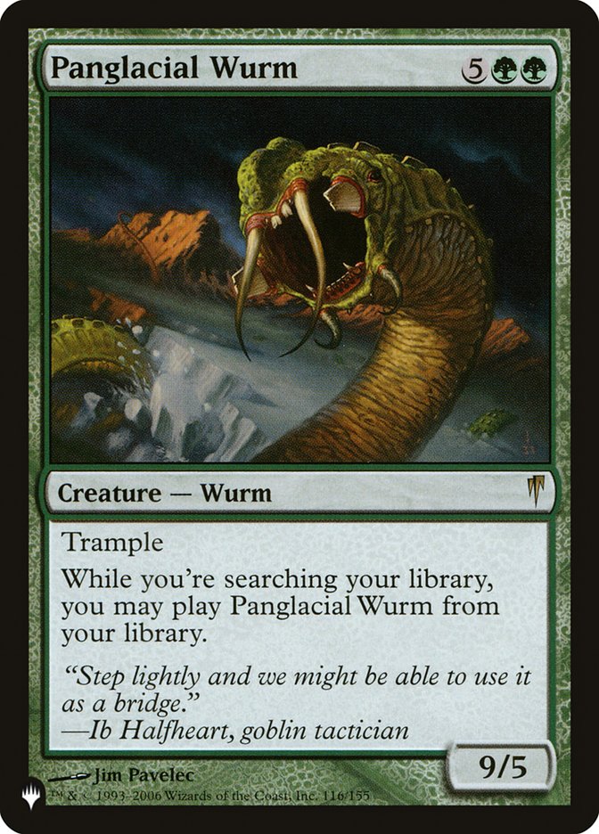 Panglacial Wurm [The List] | Gate City Games LLC