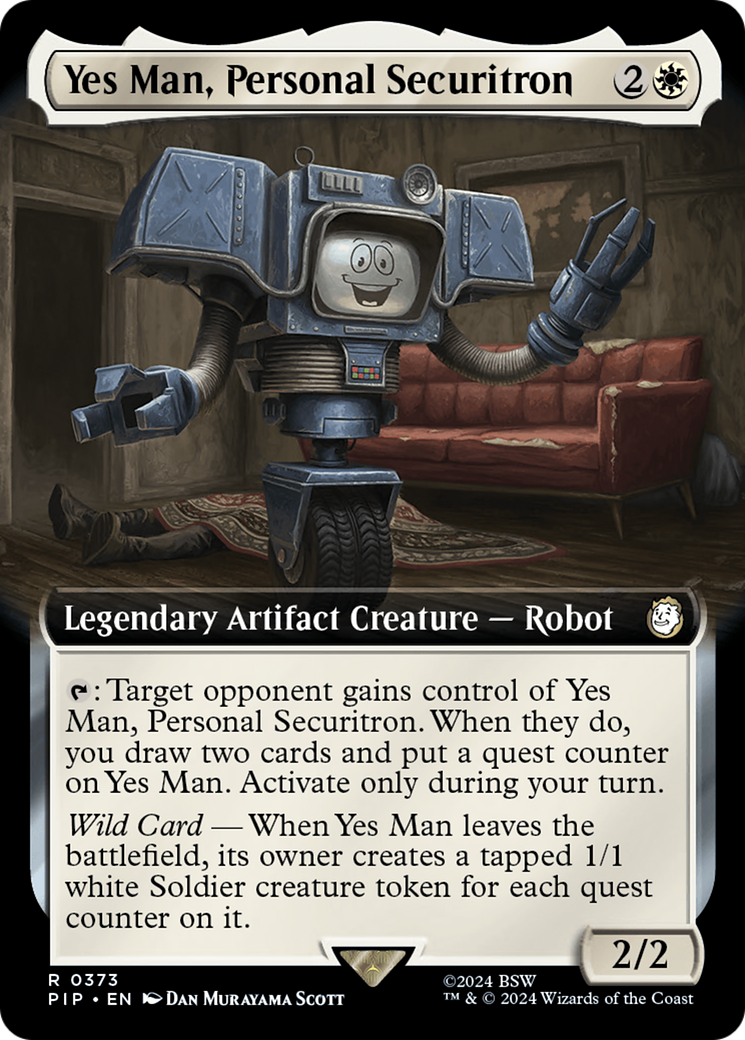 Yes Man, Personal Securitron (Extended Art) [Fallout] | Gate City Games LLC