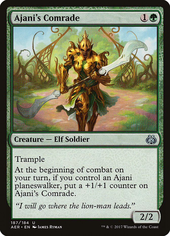 Ajani's Comrade [Aether Revolt] | Gate City Games LLC