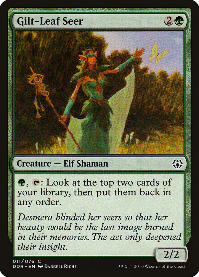 Gilt-Leaf Seer [Duel Decks: Nissa vs. Ob Nixilis] | Gate City Games LLC