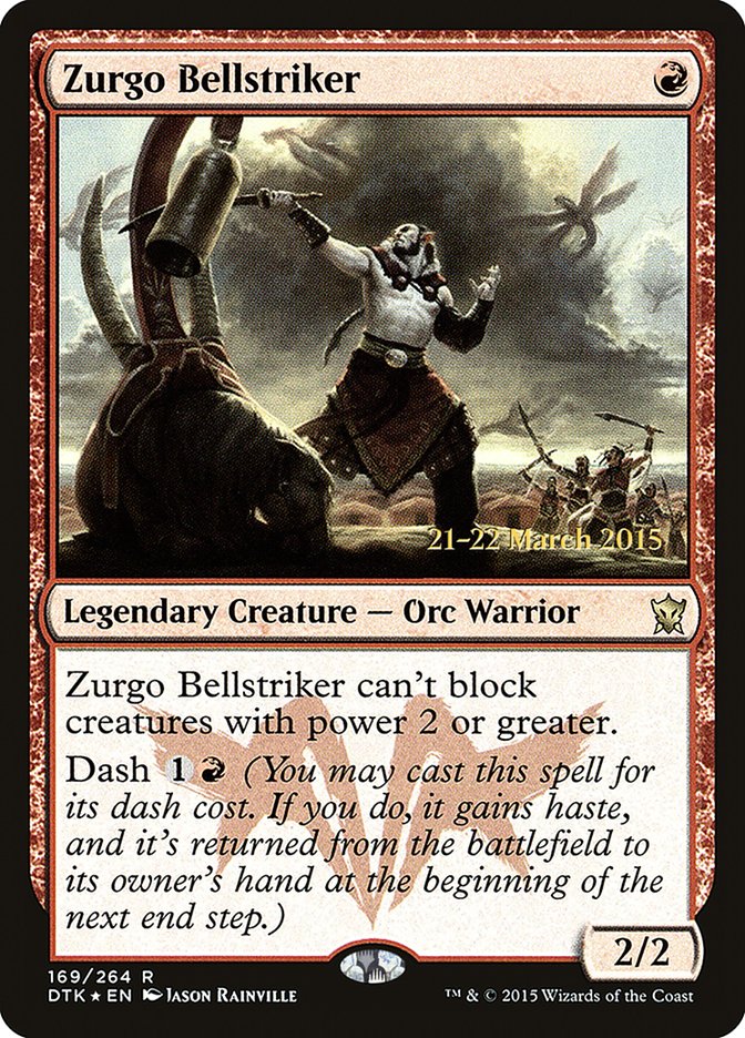 Zurgo Bellstriker [Dragons of Tarkir Prerelease Promos] | Gate City Games LLC