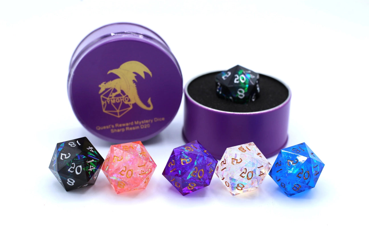 Quests Reward Mystery D20 - Sharp Resin | Gate City Games LLC