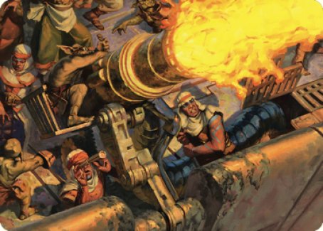 Mana Cannons Art Card [Dominaria United Art Series] | Gate City Games LLC