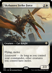 Skyhunter Strike Force (Extended Art) [Phyrexia: All Will Be One Commander] | Gate City Games LLC