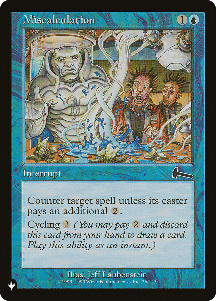 Miscalculation [The List] | Gate City Games LLC