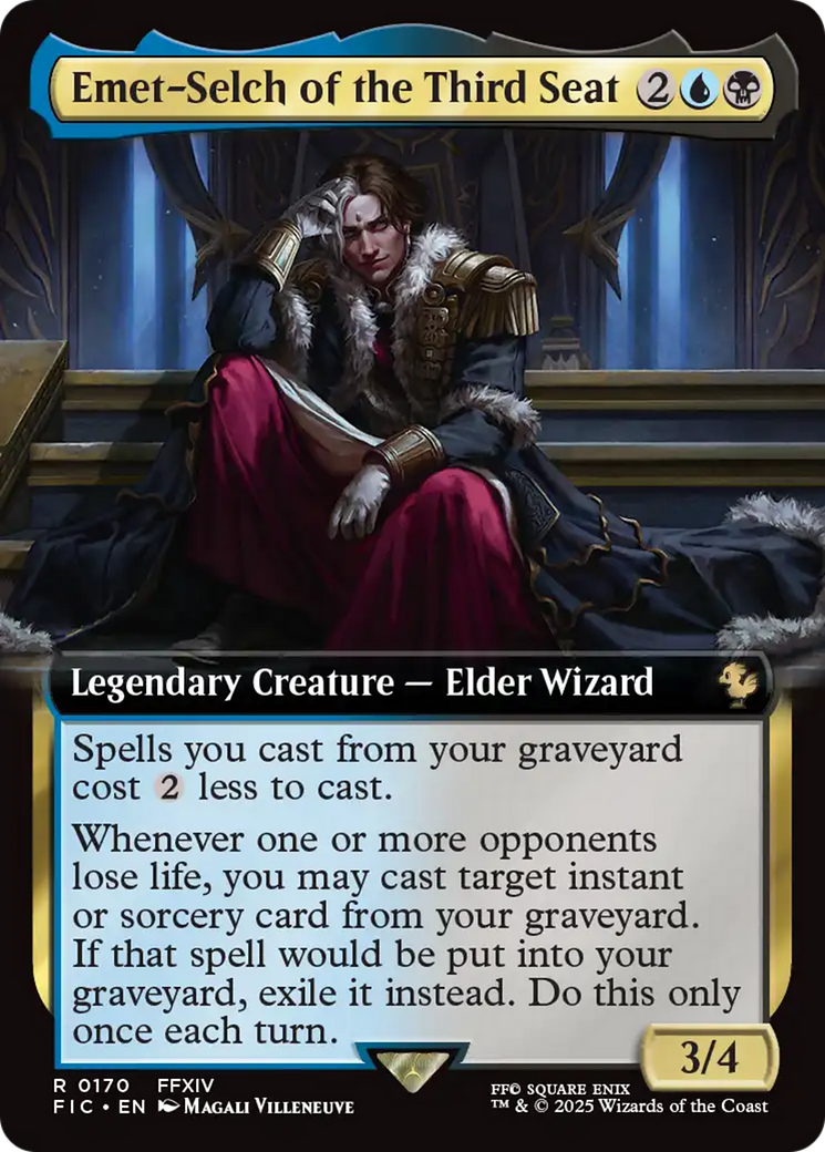 Emet-Selch of the Third Seat (Extended Art) [FINAL FANTASY Commander] | Gate City Games LLC