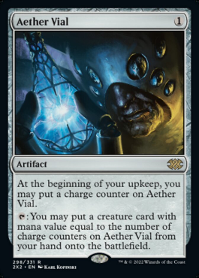 Aether Vial [Double Masters 2022] | Gate City Games LLC