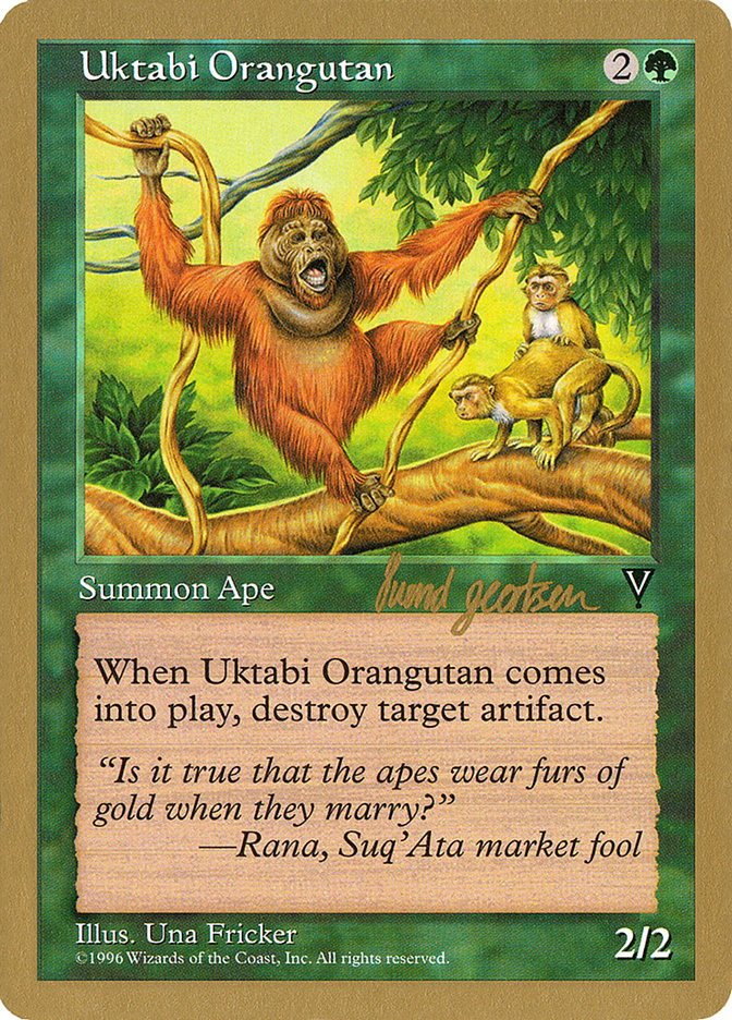 Uktabi Orangutan (Svend Geertsen) (SB) [World Championship Decks 1997] | Gate City Games LLC