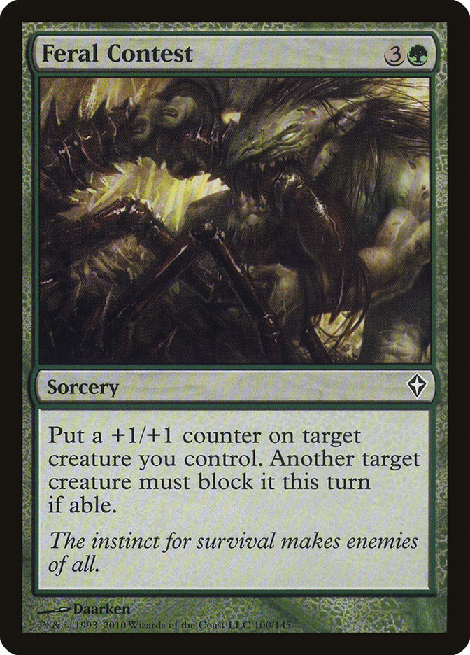 Feral Contest [Worldwake] | Gate City Games LLC