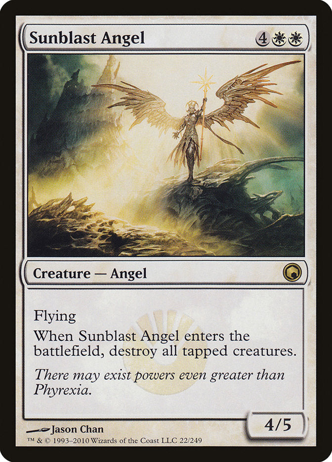 Sunblast Angel [Scars of Mirrodin] | Gate City Games LLC