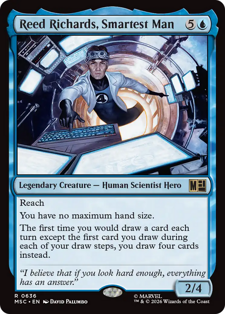 Reed Richards, Smartest Man [Marvel Super Heroes Commander] | Gate City Games LLC