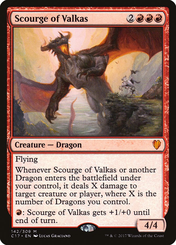 Scourge of Valkas [Commander 2017] | Gate City Games LLC