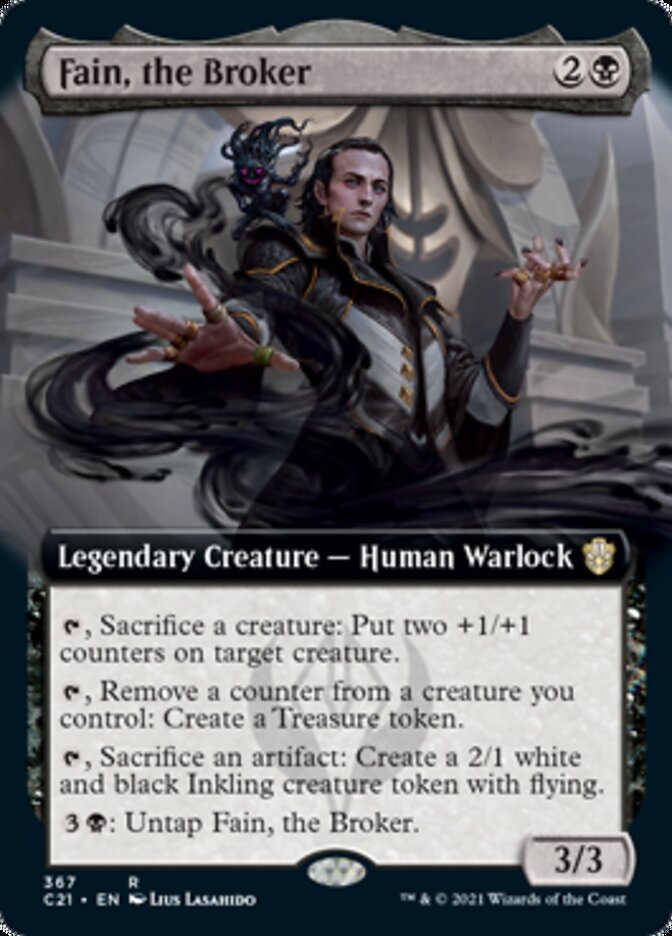 Fain, the Broker (Extended Art) [Commander 2021] | Gate City Games LLC