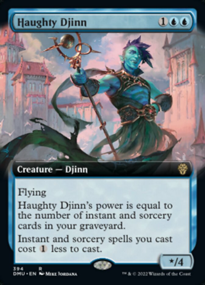 Haughty Djinn (Extended Art) [Dominaria United] | Gate City Games LLC