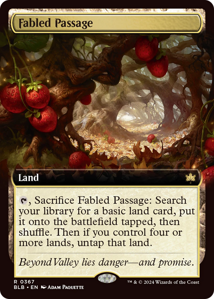 Fabled Passage (Extended Art) [Bloomburrow] | Gate City Games LLC