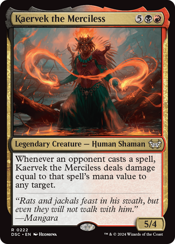 Kaervek the Merciless [Duskmourn: House of Horror Commander] | Gate City Games LLC