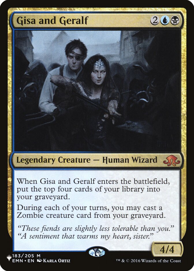 Gisa and Geralf [The List] | Gate City Games LLC