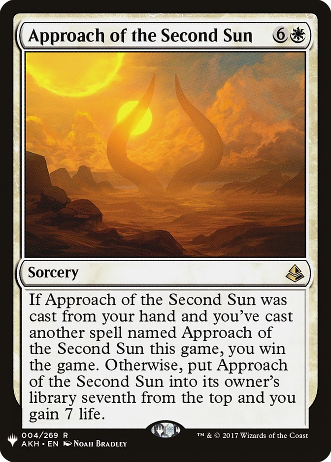Approach of the Second Sun [Mystery Booster] | Gate City Games LLC