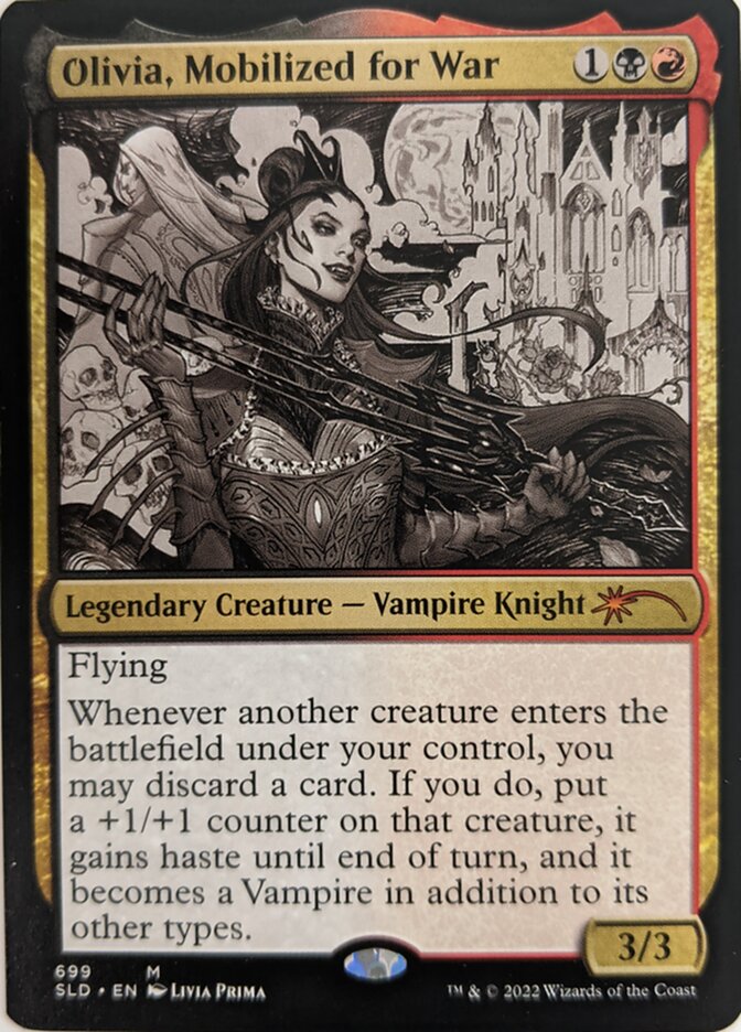 Olivia, Mobilized for War (Sketch) [Secret Lair Drop Promos] | Gate City Games LLC