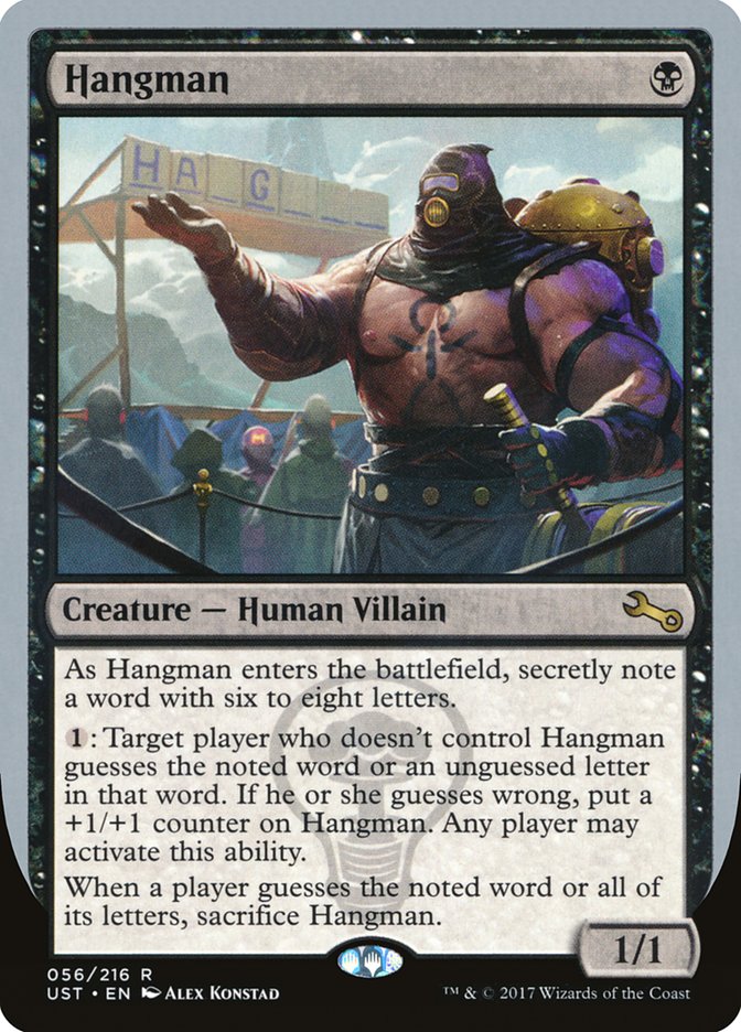 Hangman [Unstable] | Gate City Games LLC