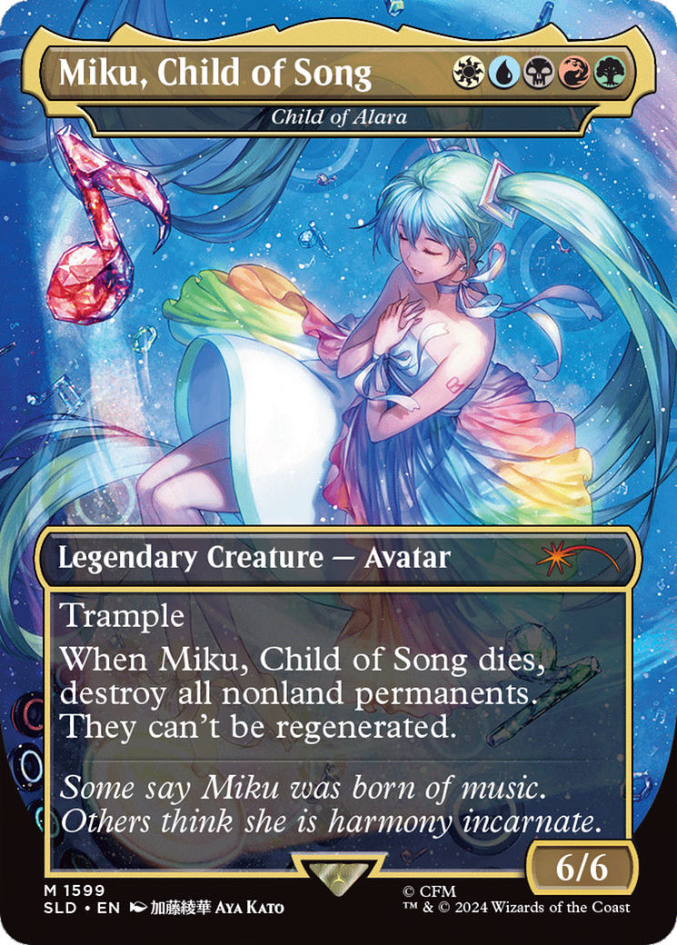 Miku, Child of Song - Child of Alara [Secret Lair Drop Series] | Gate City Games LLC