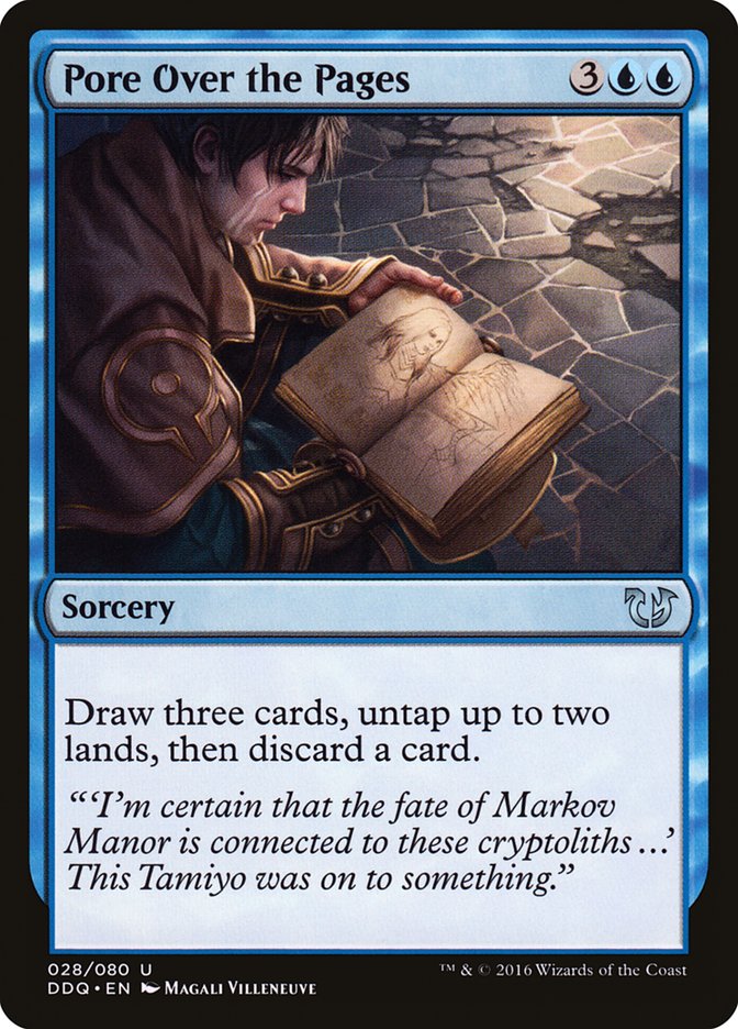 Pore Over the Pages [Duel Decks: Blessed vs. Cursed] | Gate City Games LLC