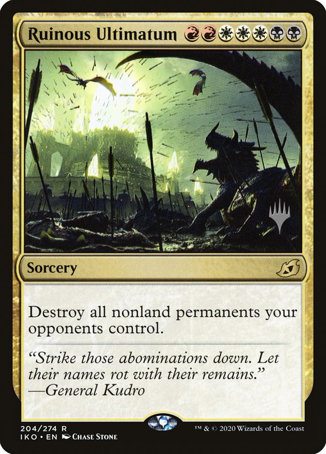 Ruinous Ultimatum (Promo Pack) [Ikoria: Lair of Behemoths Promos] | Gate City Games LLC