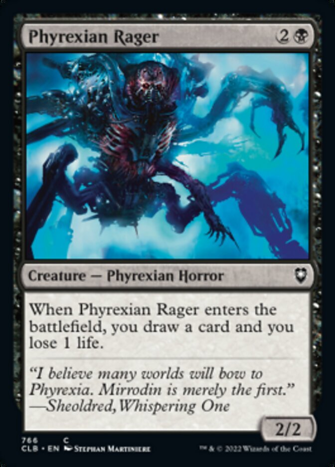 Phyrexian Rager [Commander Legends: Battle for Baldur's Gate] | Gate City Games LLC