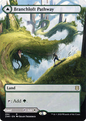 Branchloft Pathway // Boulderloft Pathway (Borderless Alternate Art) [Zendikar Rising] | Gate City Games LLC