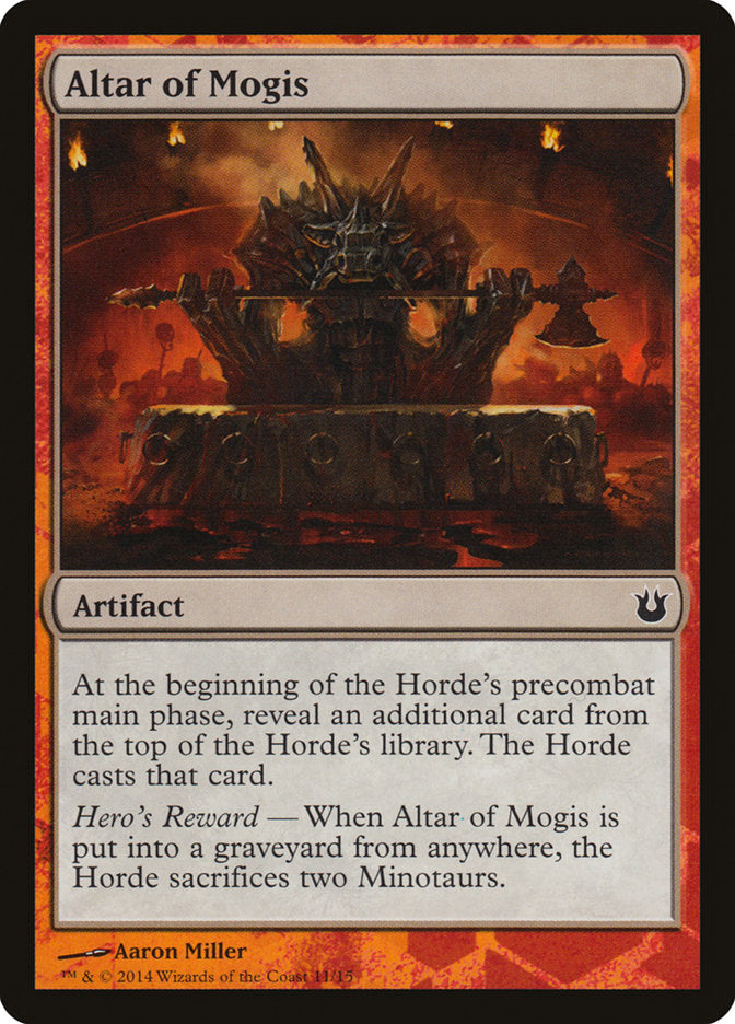 Altar of Mogis [Born of the Gods Battle the Horde] | Gate City Games LLC