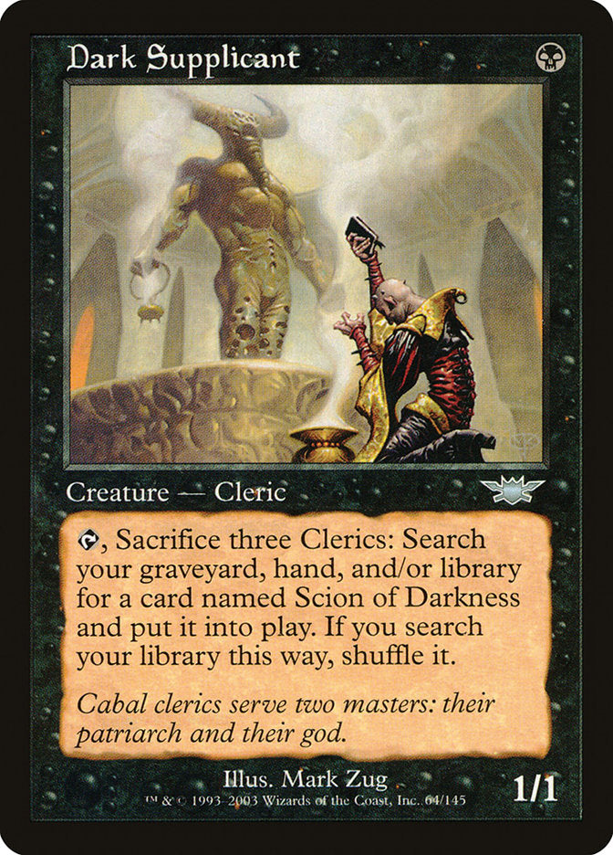 Dark Supplicant [Legions] | Gate City Games LLC