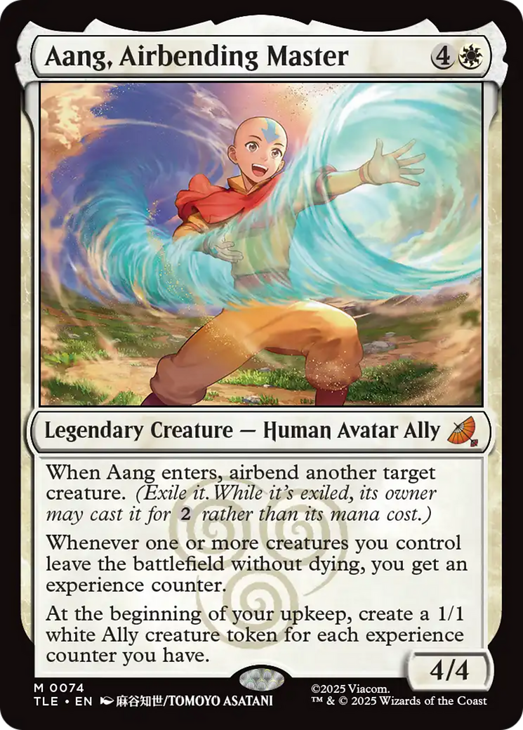 Aang, Airbending Master [Avatar: The Last Airbender: Eternal-Legal] | Gate City Games LLC