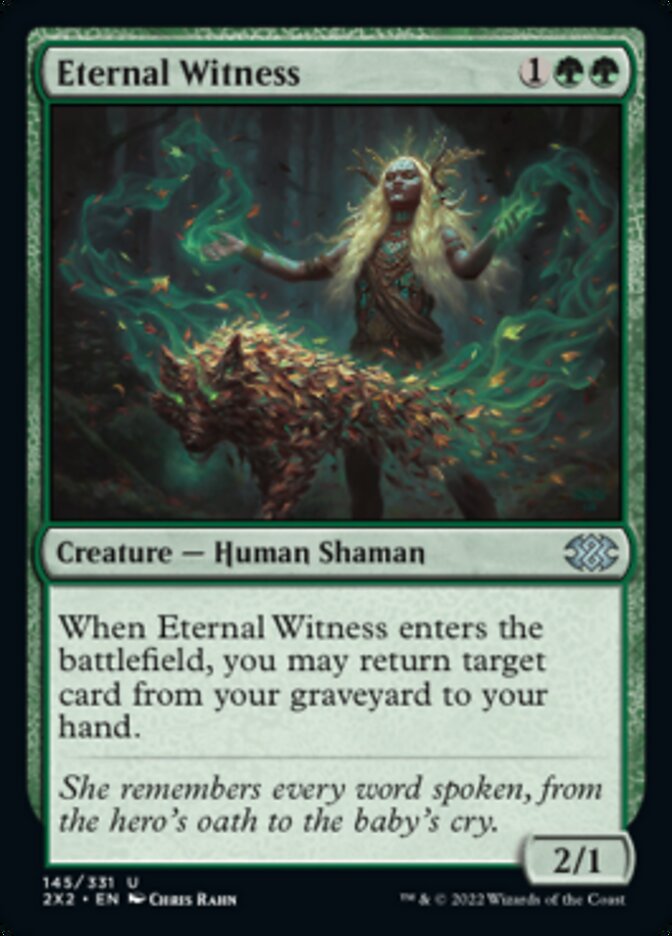 Eternal Witness [Double Masters 2022] | Gate City Games LLC