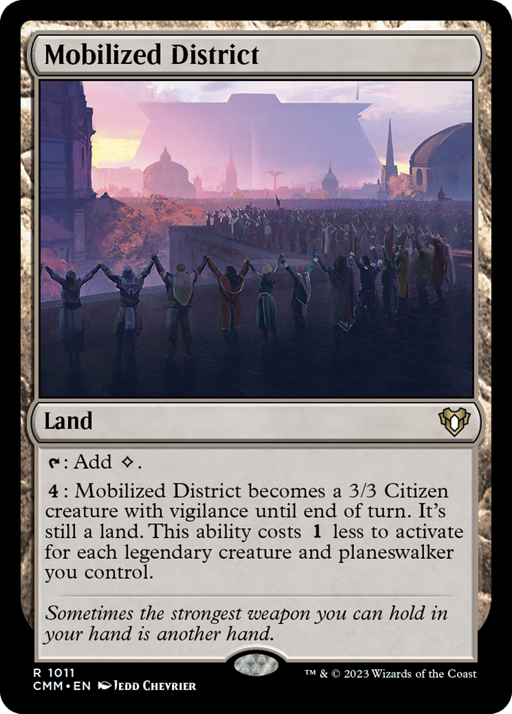 Mobilized District [Commander Masters] | Gate City Games LLC