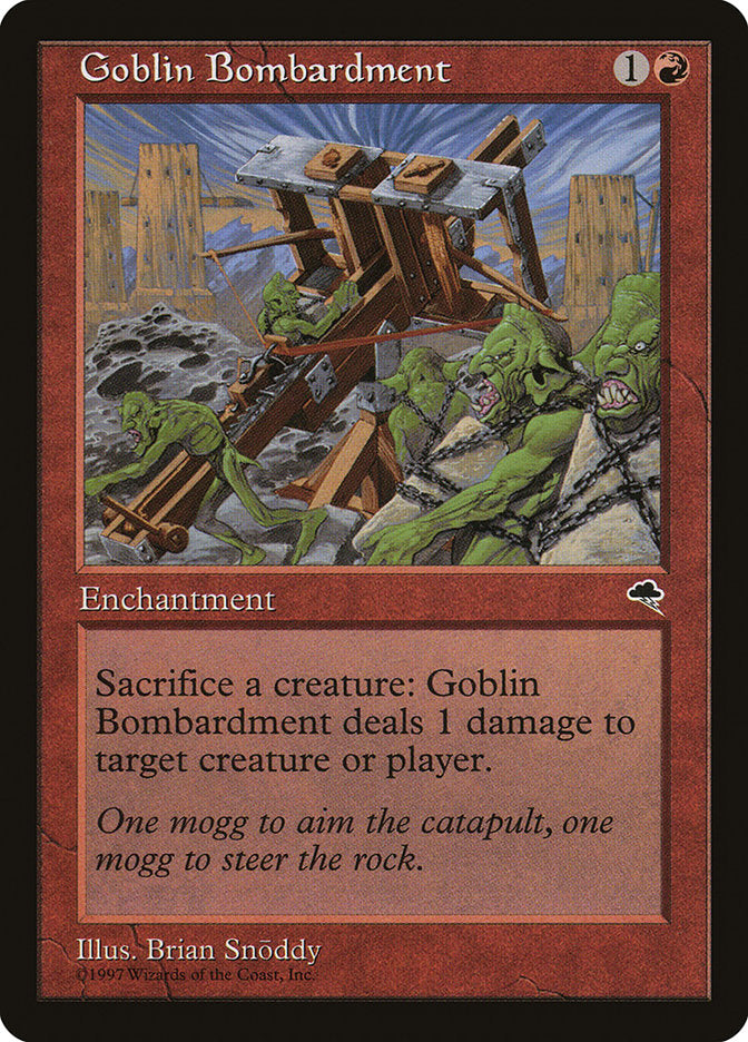 Goblin Bombardment [Tempest] | Gate City Games LLC