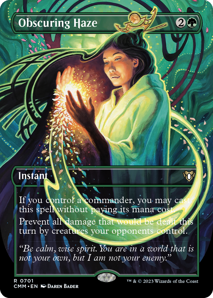 Obscuring Haze (Borderless Alternate Art) [Commander Masters] | Gate City Games LLC