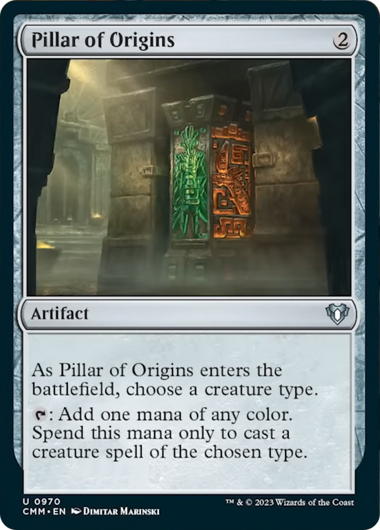 Pillar of Origins [Commander Masters] | Gate City Games LLC