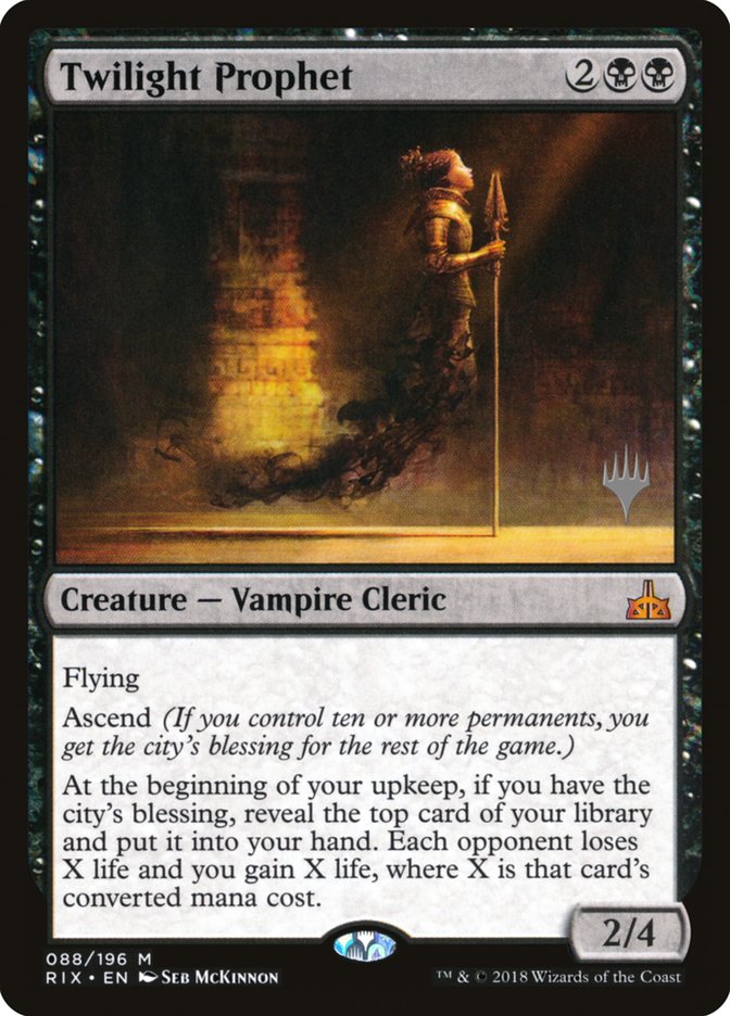 Twilight Prophet (Promo Pack) [Rivals of Ixalan Promos] | Gate City Games LLC