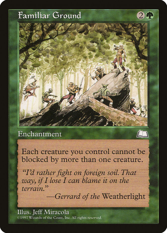 Familiar Ground [Weatherlight] | Gate City Games LLC