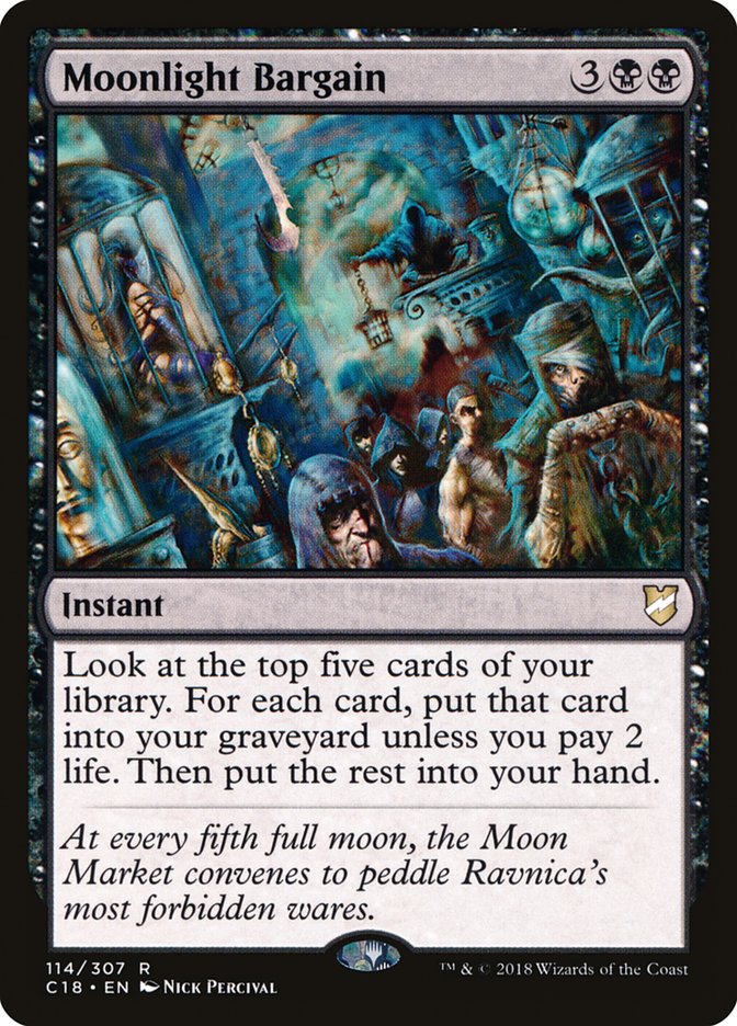 Moonlight Bargain [Commander 2018] | Gate City Games LLC