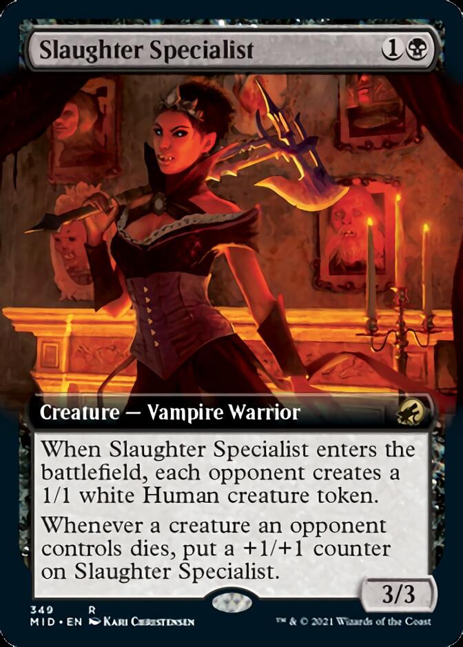 Slaughter Specialist (Extended Art) [Innistrad: Midnight Hunt] | Gate City Games LLC