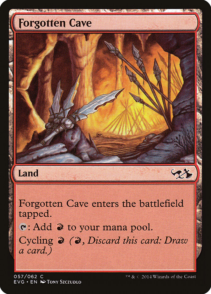 Forgotten Cave (Elves vs. Goblins) [Duel Decks Anthology] | Gate City Games LLC
