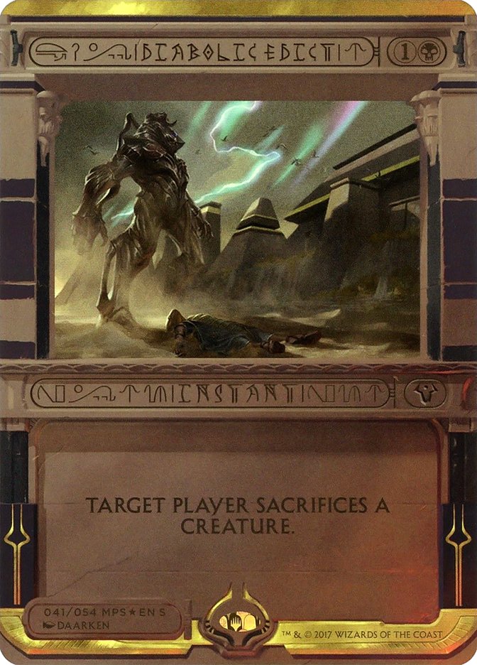 Diabolic Edict (Invocation) [Amonkhet Invocations] | Gate City Games LLC
