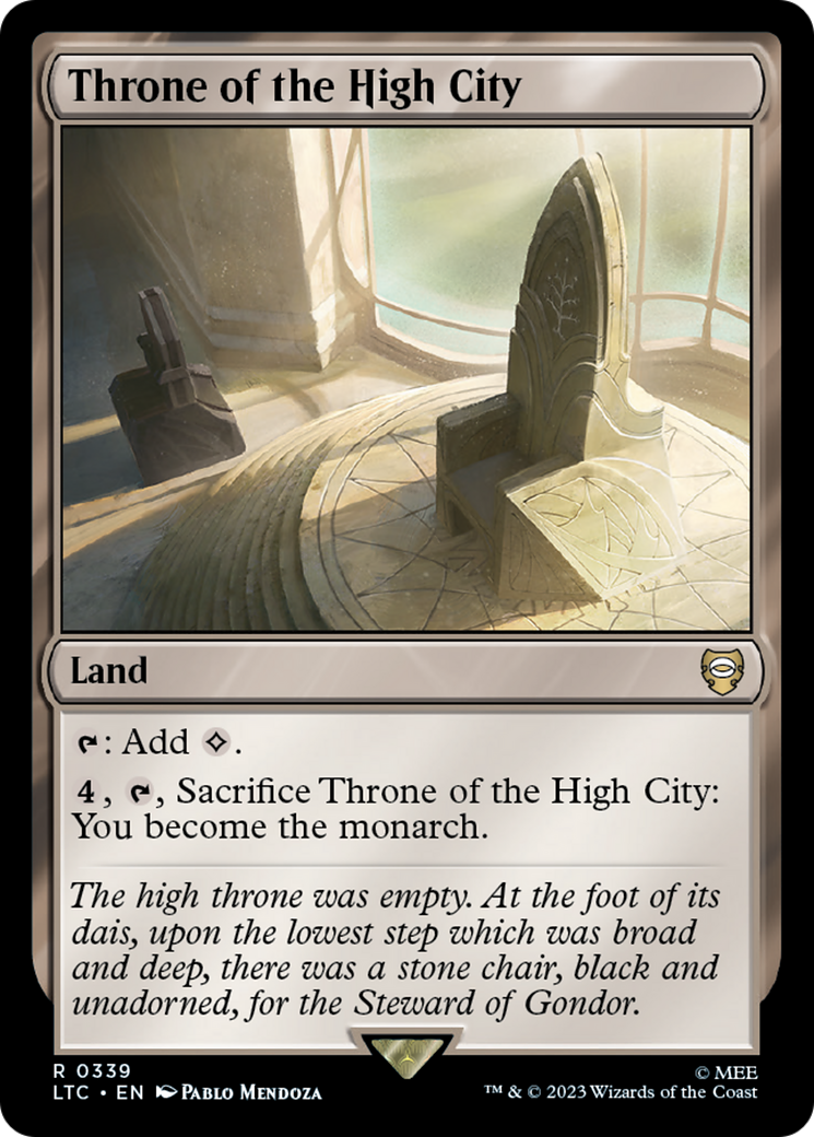 Throne of the High City [The Lord of the Rings: Tales of Middle-Earth Commander] | Gate City Games LLC
