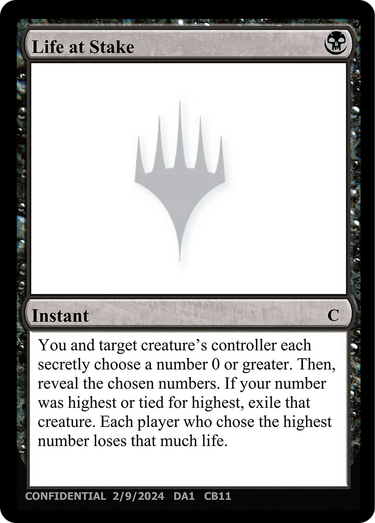 Life at Stake [Unknown Event] | Gate City Games LLC