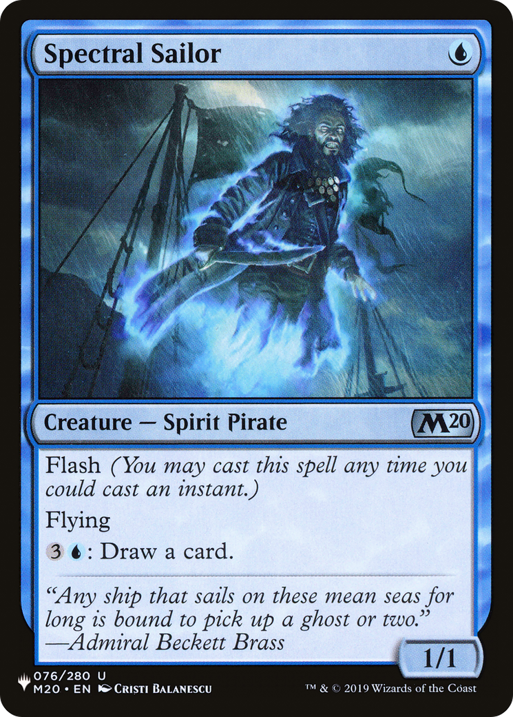 Spectral Sailor [The List] | Gate City Games LLC