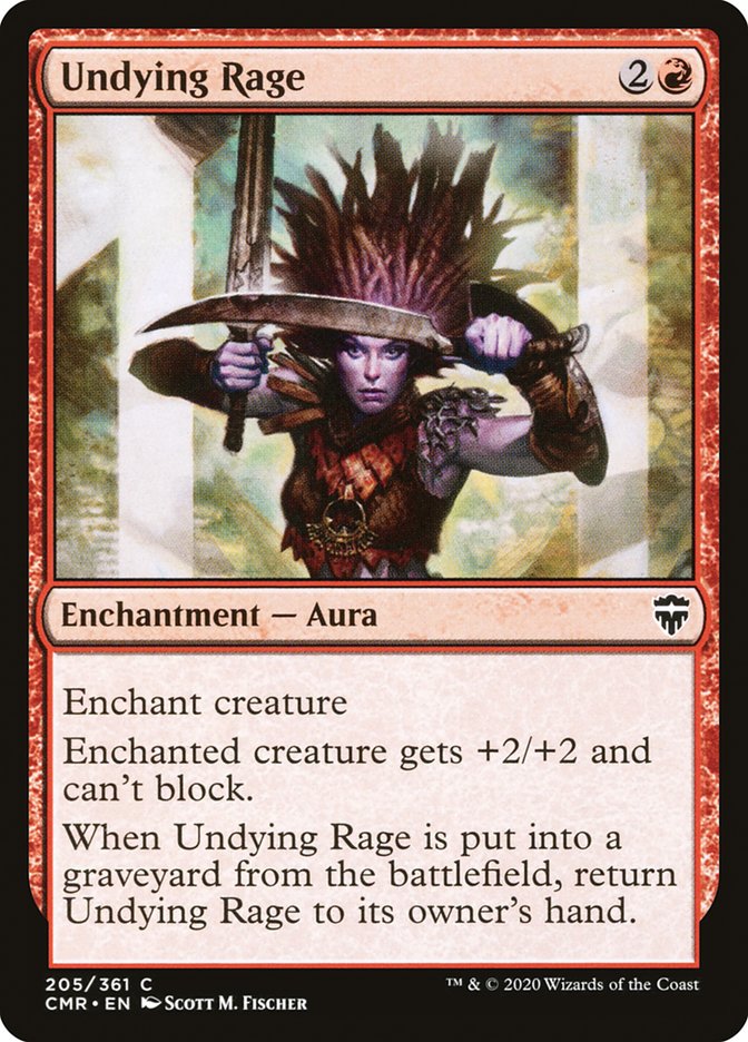 Undying Rage [Commander Legends] | Gate City Games LLC