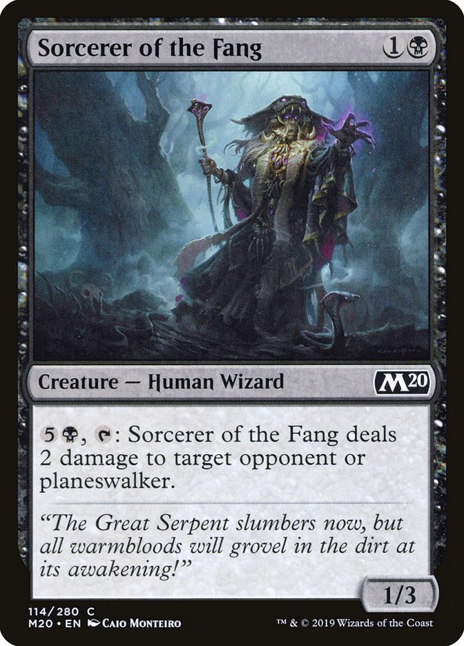 Sorcerer of the Fang [Core Set 2020] | Gate City Games LLC