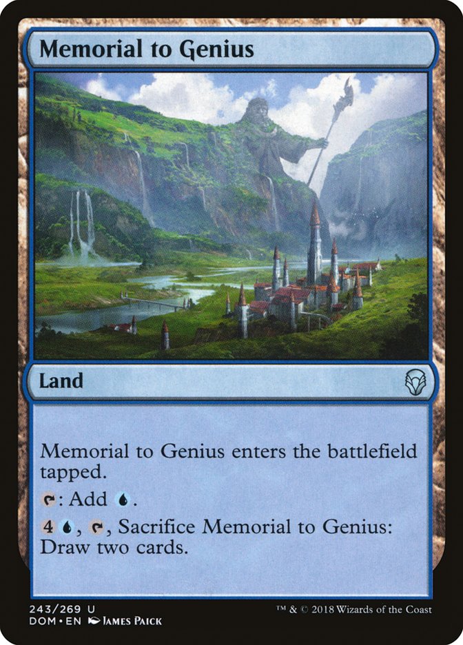 Memorial to Genius [Dominaria] | Gate City Games LLC